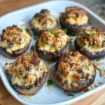 Photo of featured for Decadent Delights: Caramelized Onion and Gruyère Stuffed Mushrooms That Will Wow Your Guests