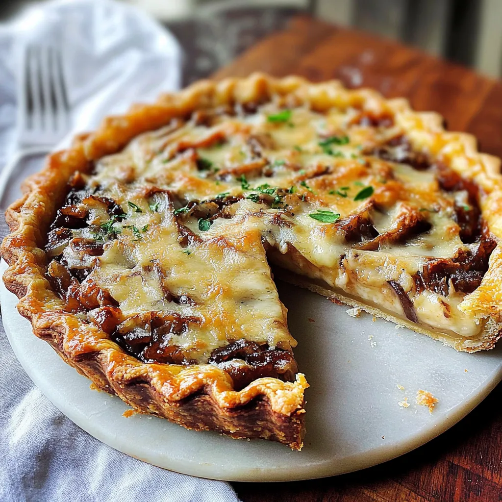 Photo of featured for Savory Delights: Mastering the Caramelized Onion Gruyere Tart