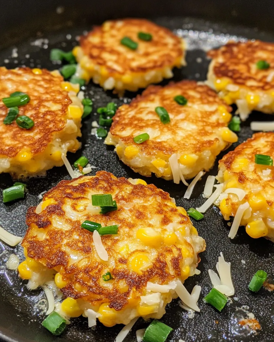 Ingredients for Irresistibly Crunchy Cheesy Corn Fritters You Can't Resist