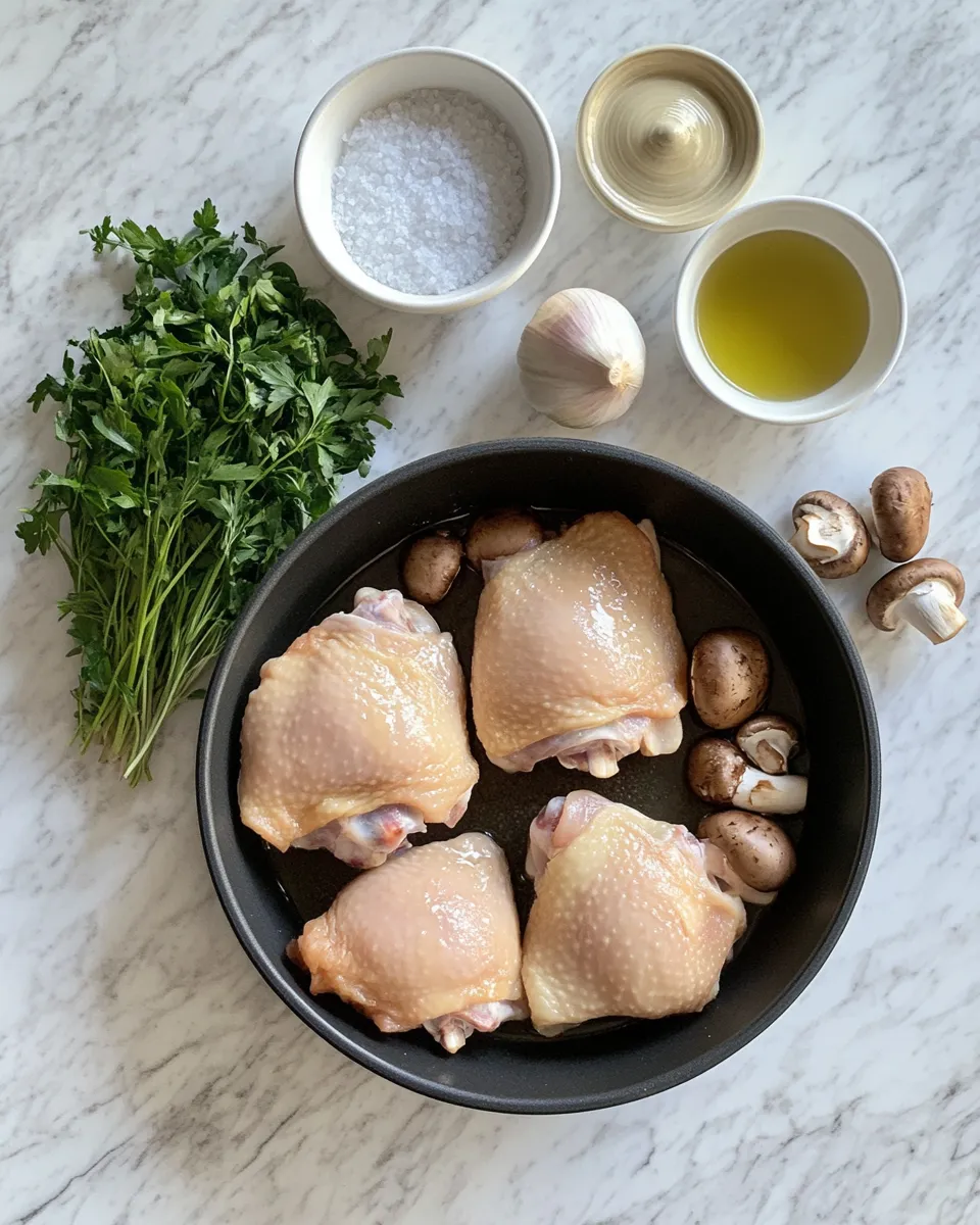 Ingredients for Savor the Flavors of Classic Chicken Chasseur: A Culinary Adventure