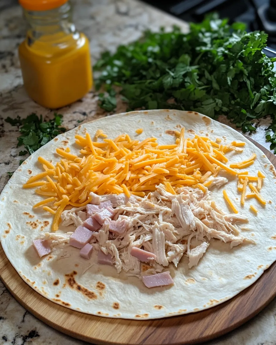 Ingredients for Savor the Fusion: Irresistible Chicken Cordon Bleu Quesadillas