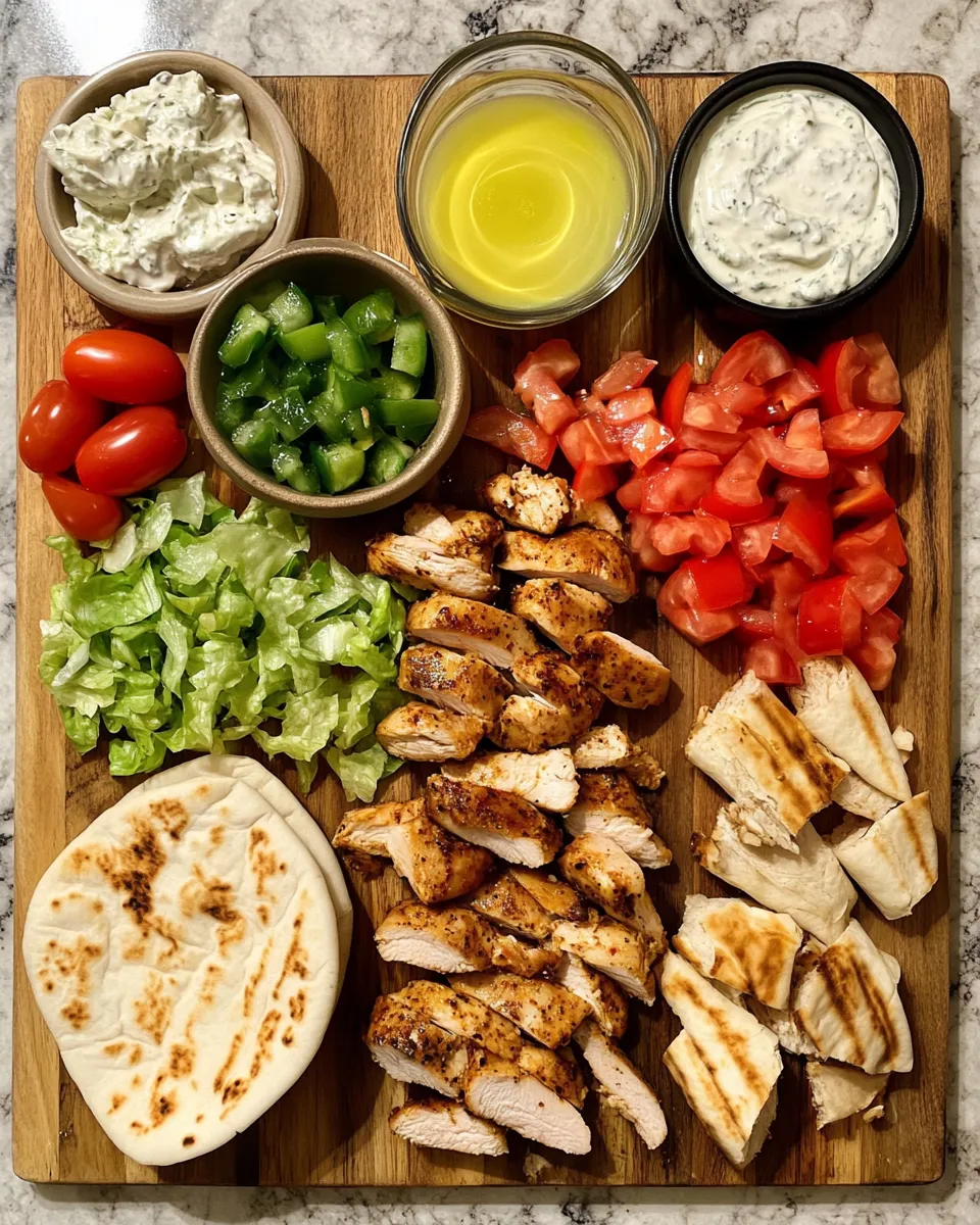 Ingredients for Savor the Flavor: Irresistible Chicken Gyros and Pita Perfection