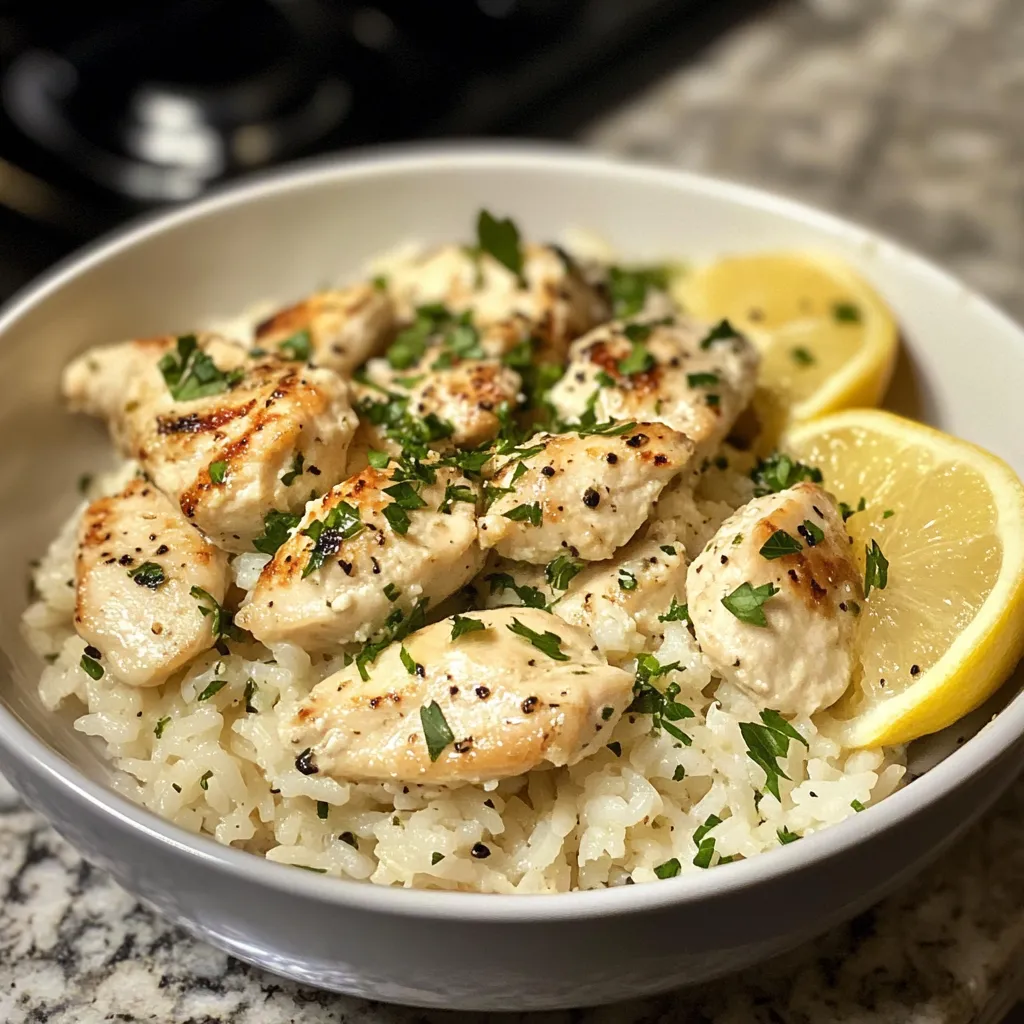 Photo of featured for Savor the Flavor: Indulge in Chicken Scampi with Creamy Garlic Rice