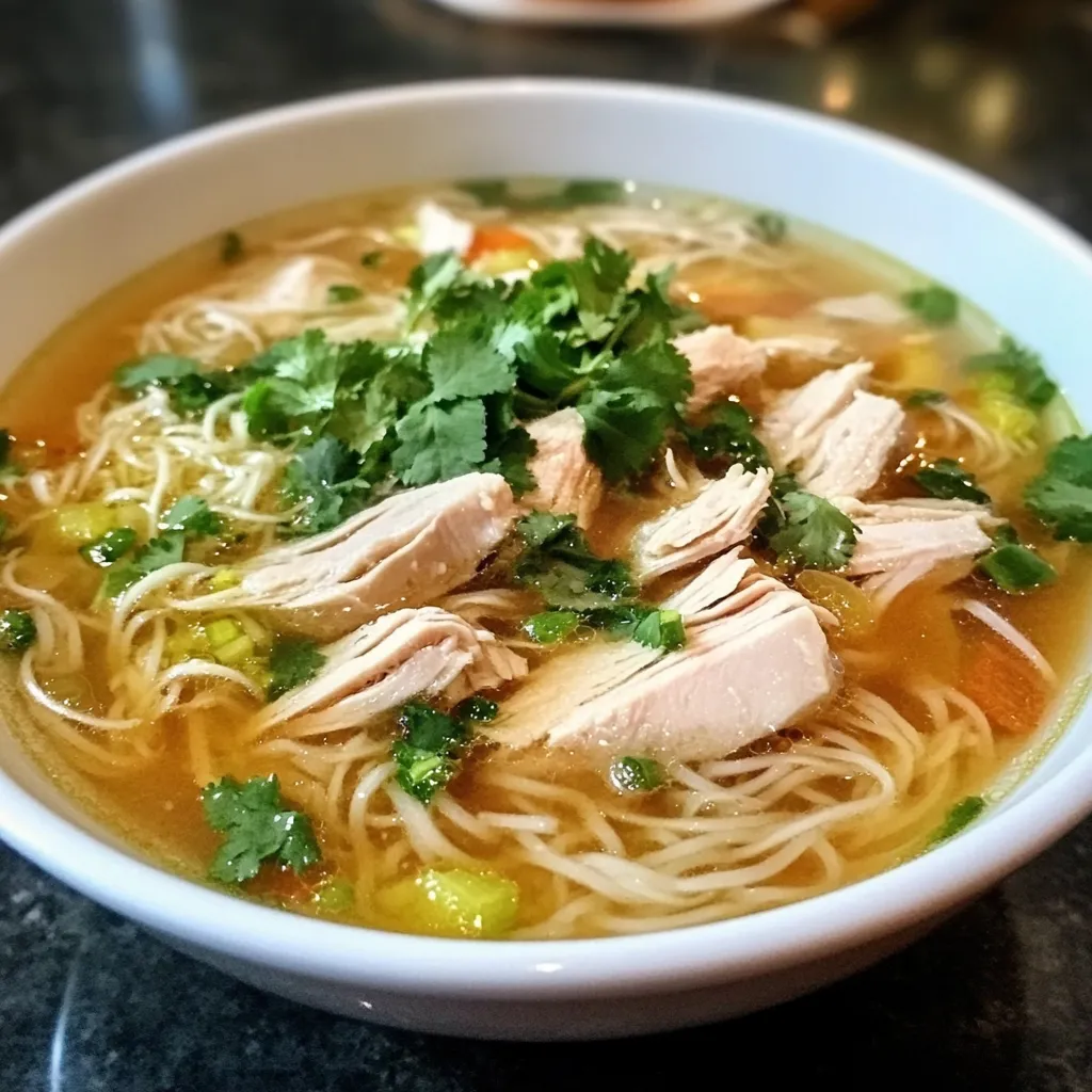 Photo of featured for Savor the Flavor: Chicken Vermicelli Soup Delight Awaits