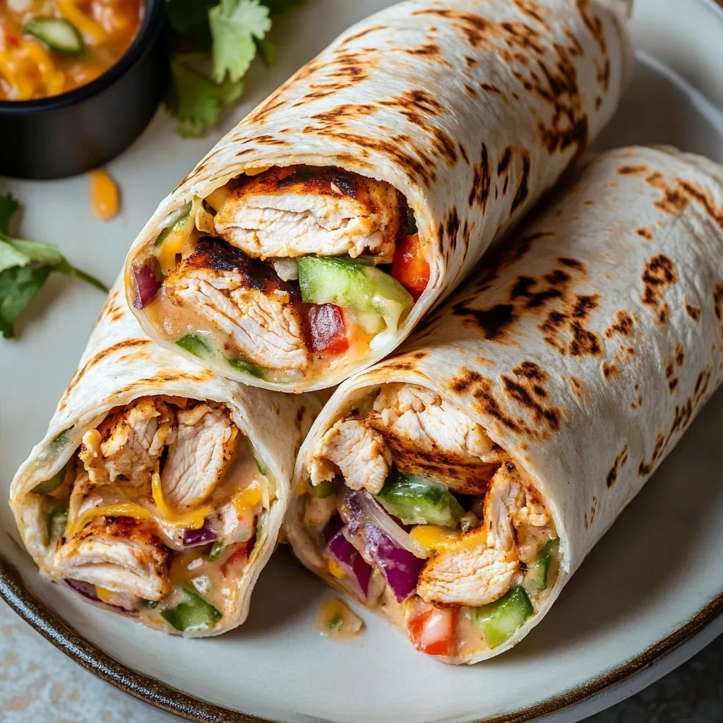 Photo of featured for Savor the Flavor: Chipotle Ranch Grilled Chicken Burrito Bliss