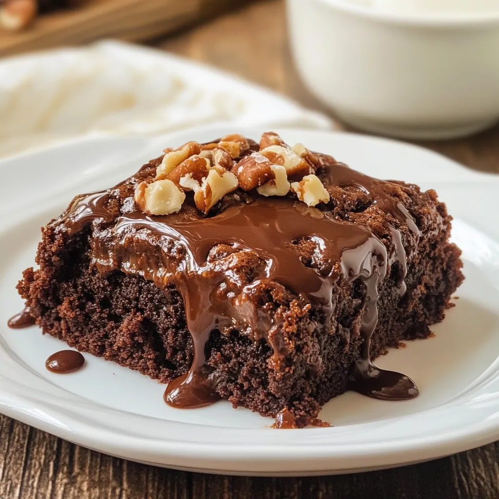 Photo of featured for Indulge in Decadence: Irresistible Chocolate Caramel Dump Cake Delight
