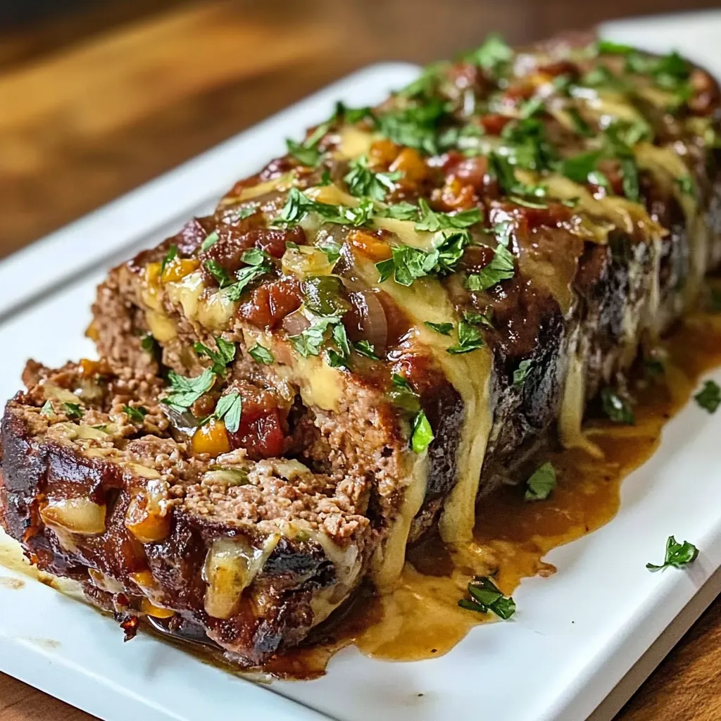 Photo of featured for Savor the Flavor: Classic Philly Cheesesteak Meatloaf Reimagined