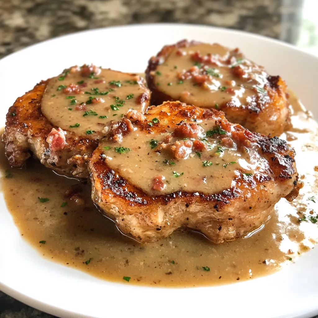 Photo of featured for Savor the South: Irresistible Country Fried Pork Chops with Bacon Gravy