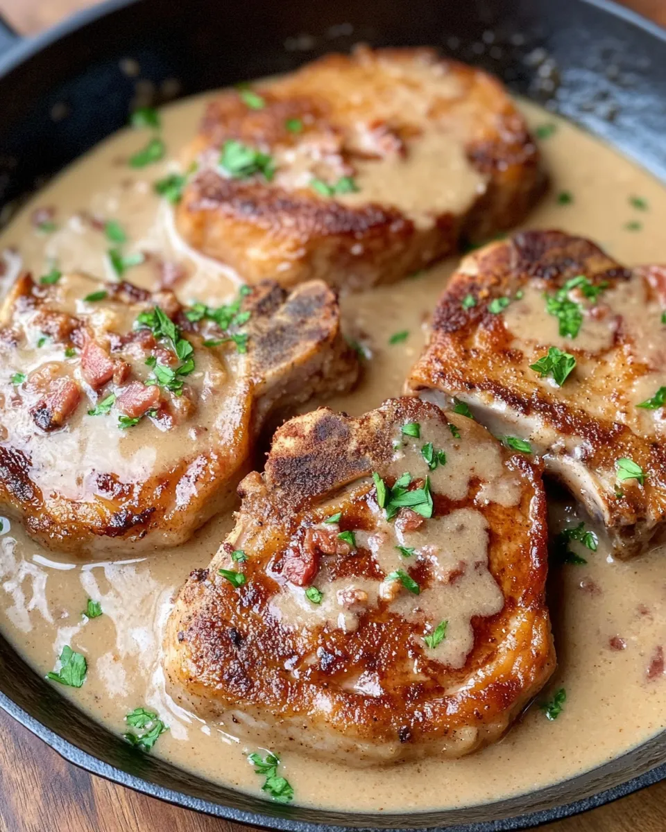 Ingredients for Savor the South: Irresistible Country Fried Pork Chops with Bacon Gravy