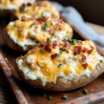 Photo of featured for Ultimate Comfort: Crack Chicken Stuffed Baked Potatoes You'll Crave