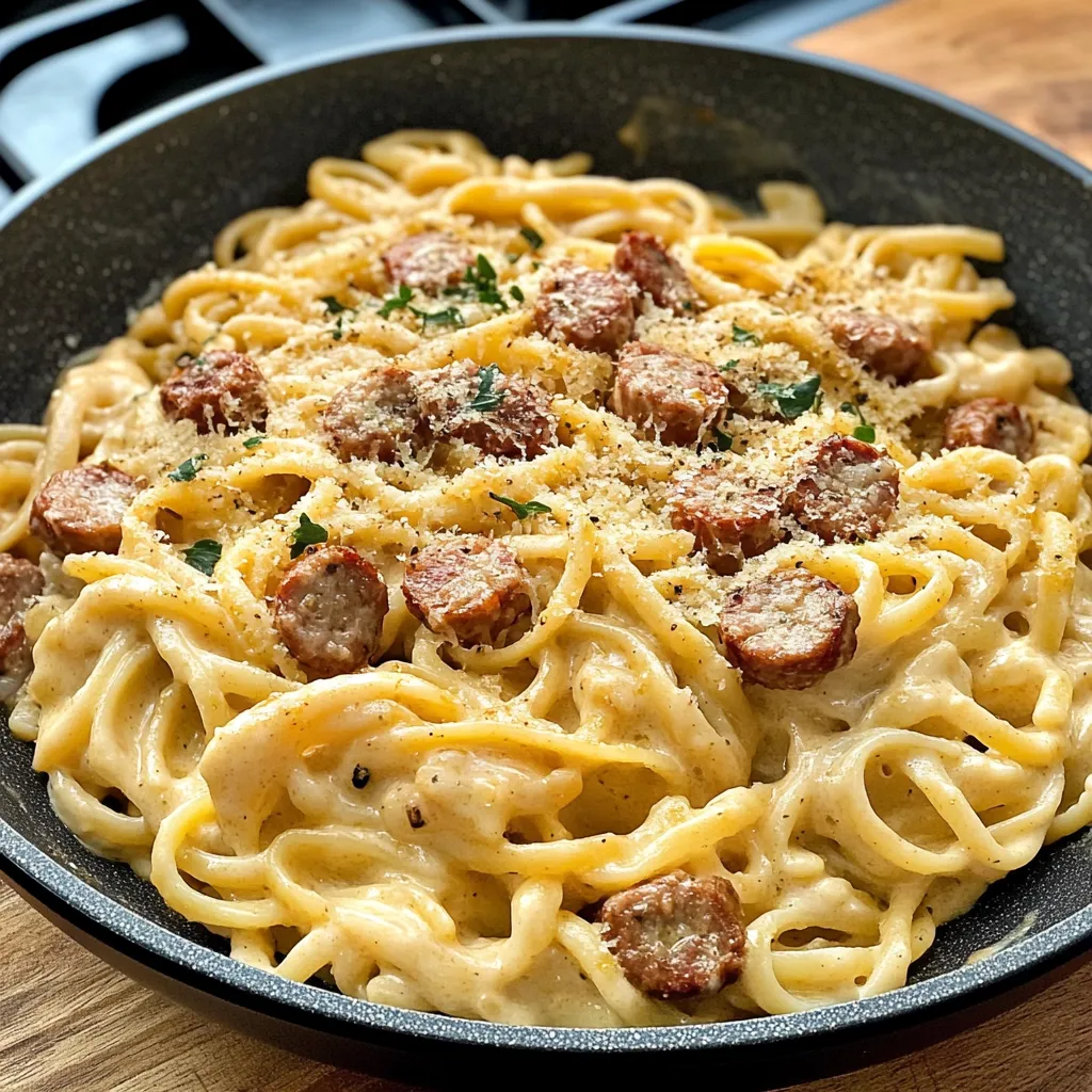 Photo of featured for Indulge in Flavor: Creamy Cajun Sausage Pasta That Will Spice Up Your Dinner Table