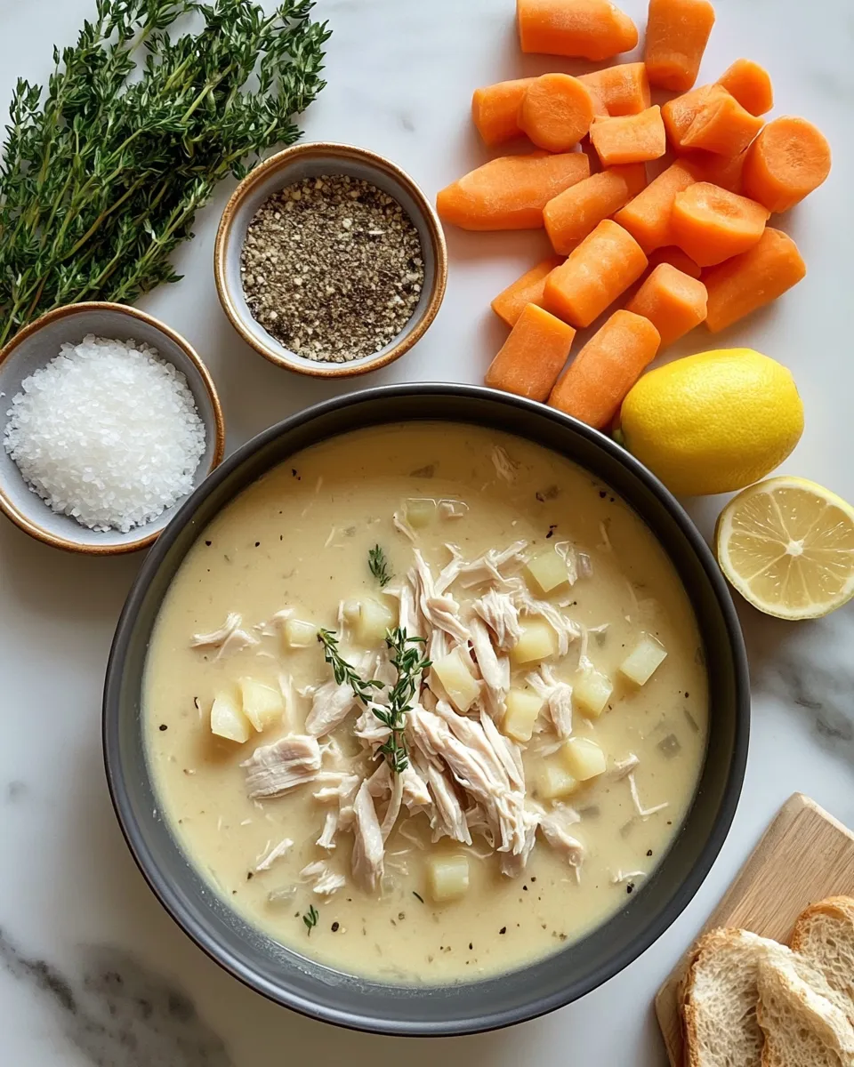 Ingredients for Savor the Comfort: Irresistibly Creamy Crac Chicken Soup Recipe