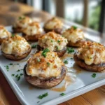 Photo of featured for Indulge in Flavor: Creamy Garlic Crab-Stuffed Mushrooms That Will Steal the Show