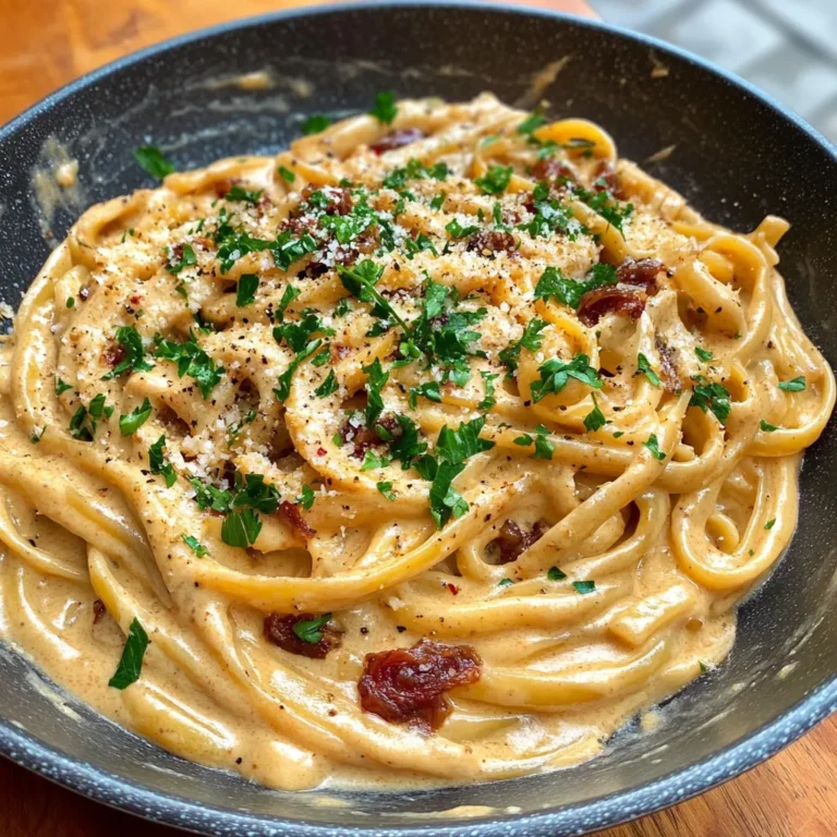 Photo of featured for Indulge in Creamy Vegan Caramelized Onion Pasta: A Plant-Based Delight
