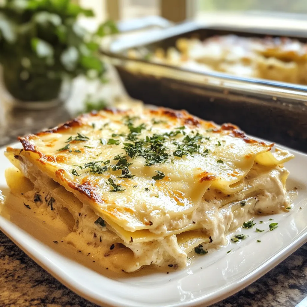 Photo of featured for Indulge in Creamy White Lasagna Delight: A Comfort Food Masterpiece