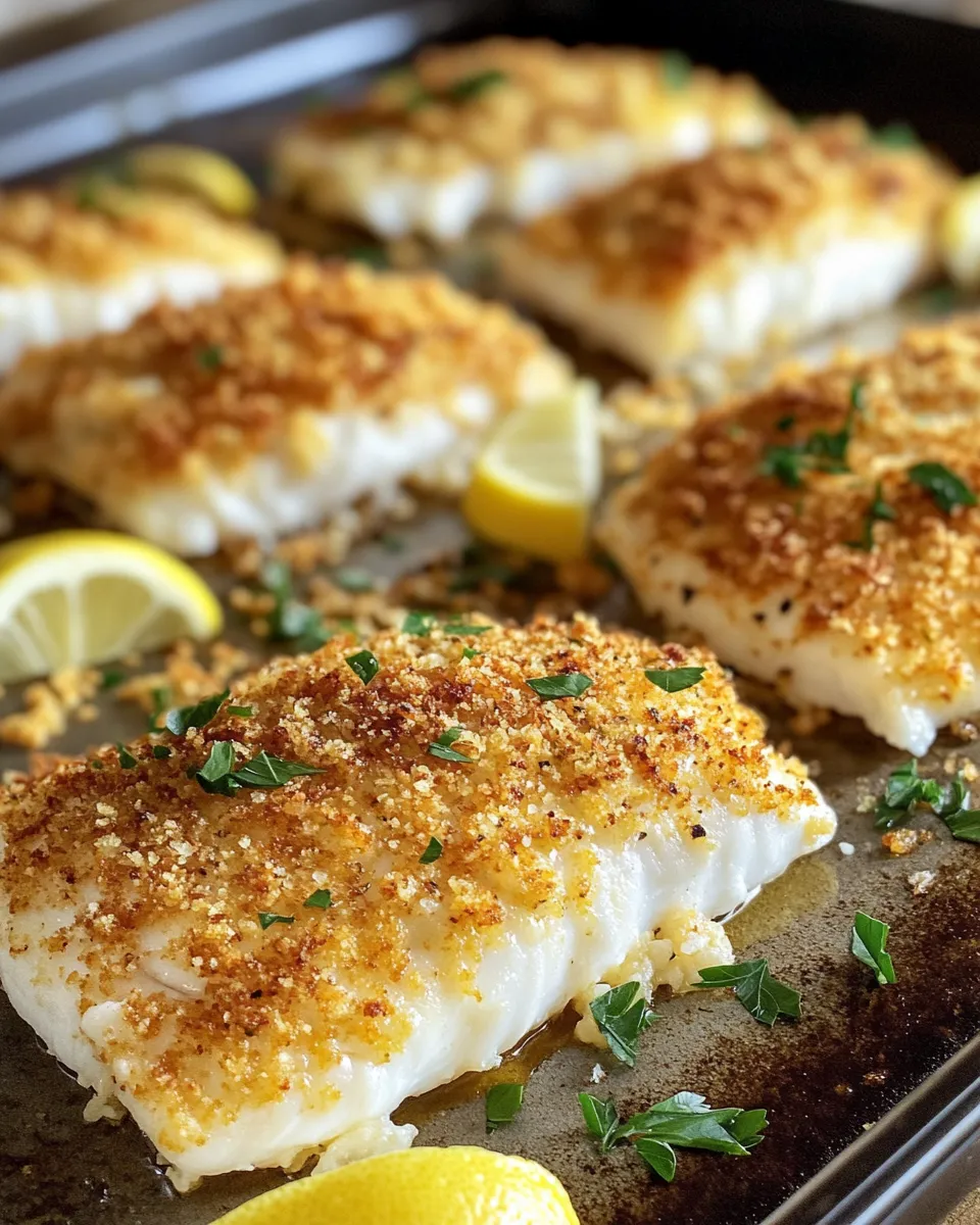 Ingredients for Crispy Mayonnaise and Panko Crusted Baked Fish: A Deliciously Golden Delight