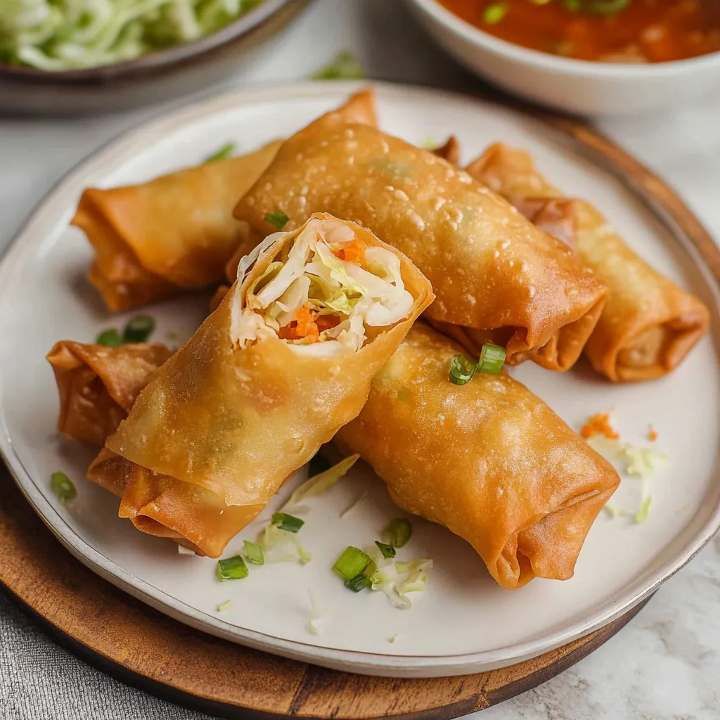 Photo of featured for Crispy Shrimp and Cabbage Egg Rolls: A Crunchy Delight You Can't Resist