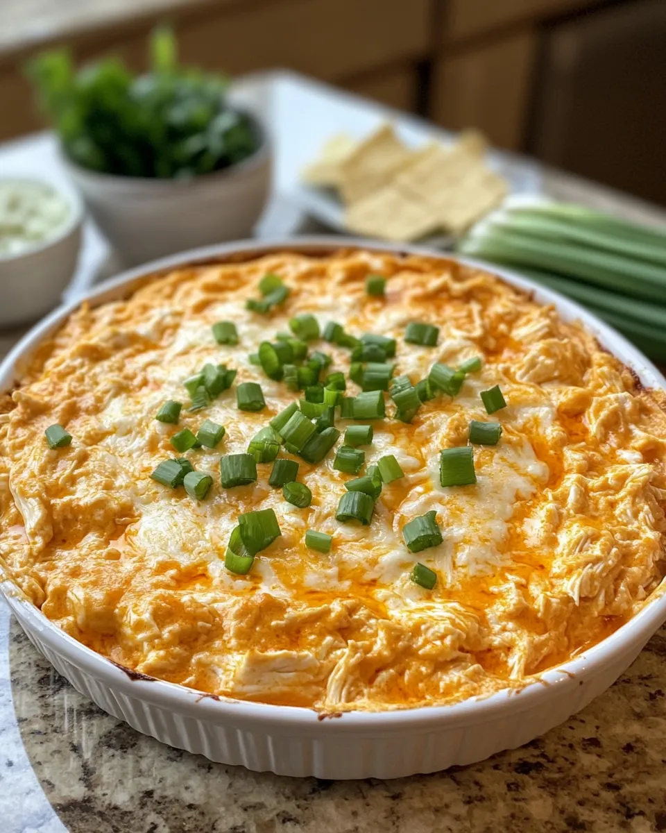 Ingredients for Dive into Flavor: Irresistible Crockpot Buffalo Chicken Dip Recipe