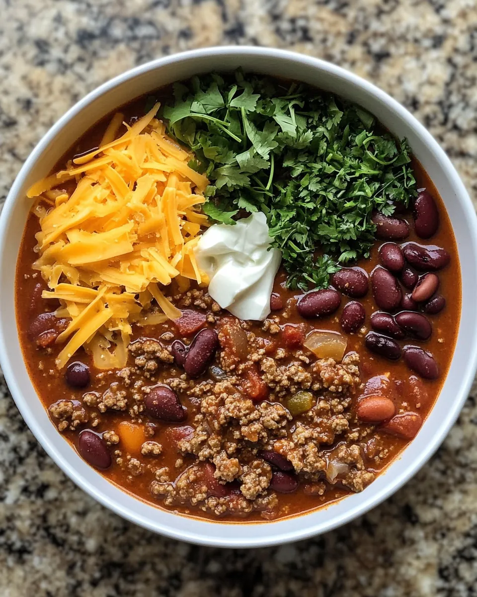 Ingredients for Ultimate Comfort in a Bowl: Easy Crockpot Chili Recipe You’ll Love