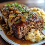 Photo of featured for Savor the Flavor: Irresistible Crockpot French Onion Meatloaf Recipe