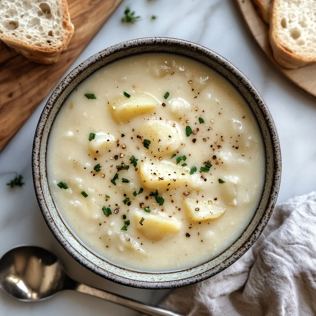 Photo of featured for Creamy Comfort in a Bowl: Easy Crockpot Potato Soup Recipe