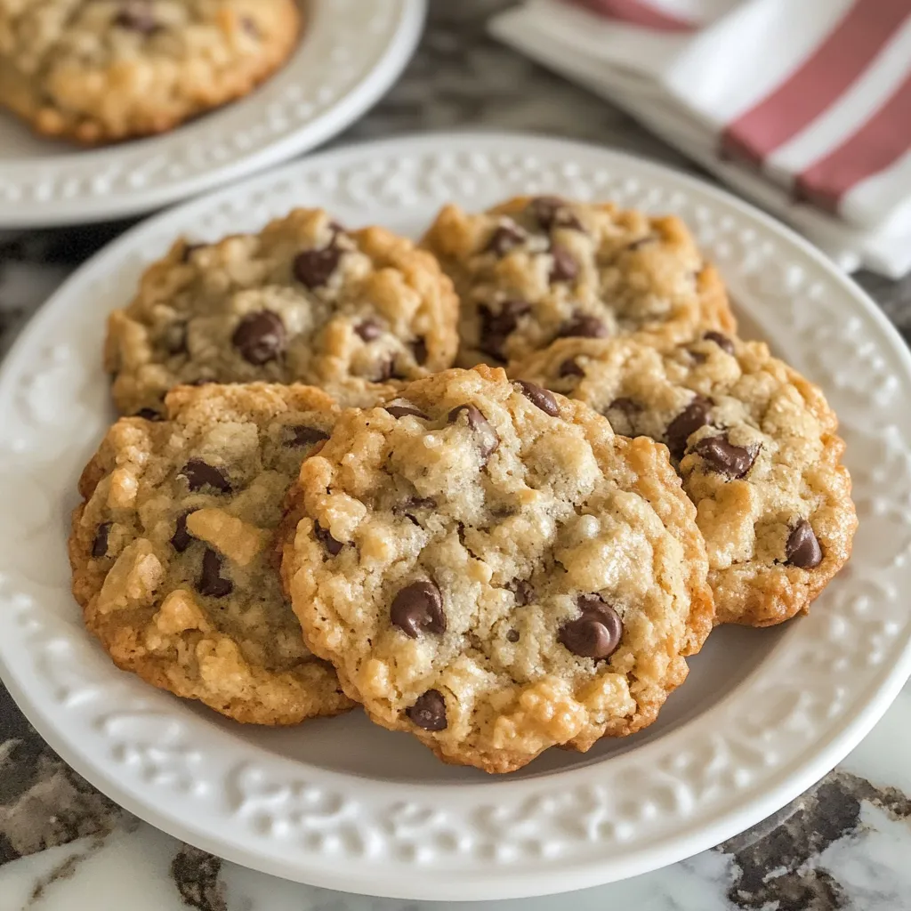 Photo of featured for Irresistibly Crunchy Chocolate Chip Rice Krispie Cookies That Will Make Your Day