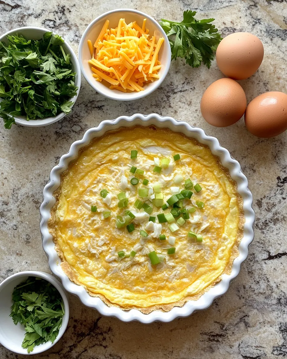 Ingredients for Crust-Free Crab Quiche: Dive Into Deliciousness Without the Guilt