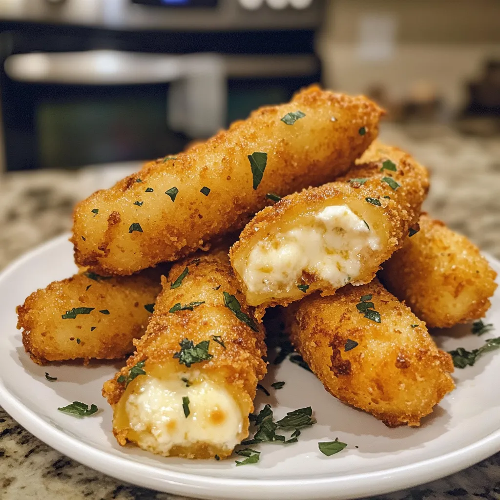 Photo of featured for Indulge in Heaven: Crunchy Deep Fried Lasagna Mozzarella Sticks