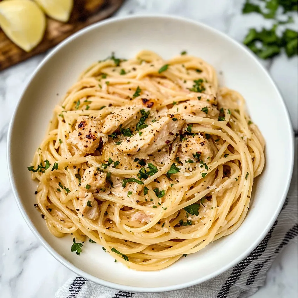 Photo of featured for Savor the Simplicity: Easy Chicken Spaghetti for Busy Weeknights