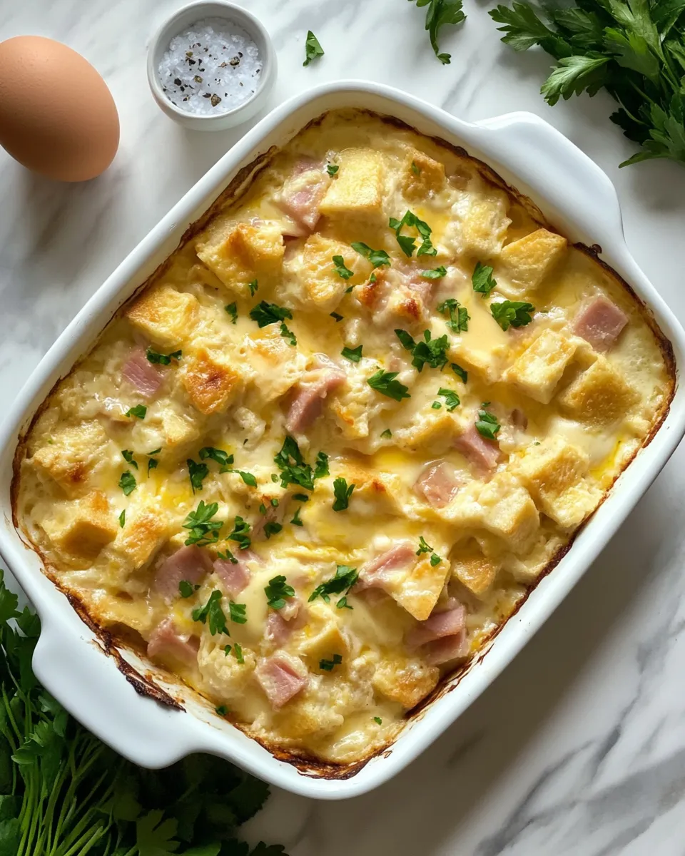 Ingredients for Brunch Bliss: Whip Up This Easy Eggs Benedict Casserole