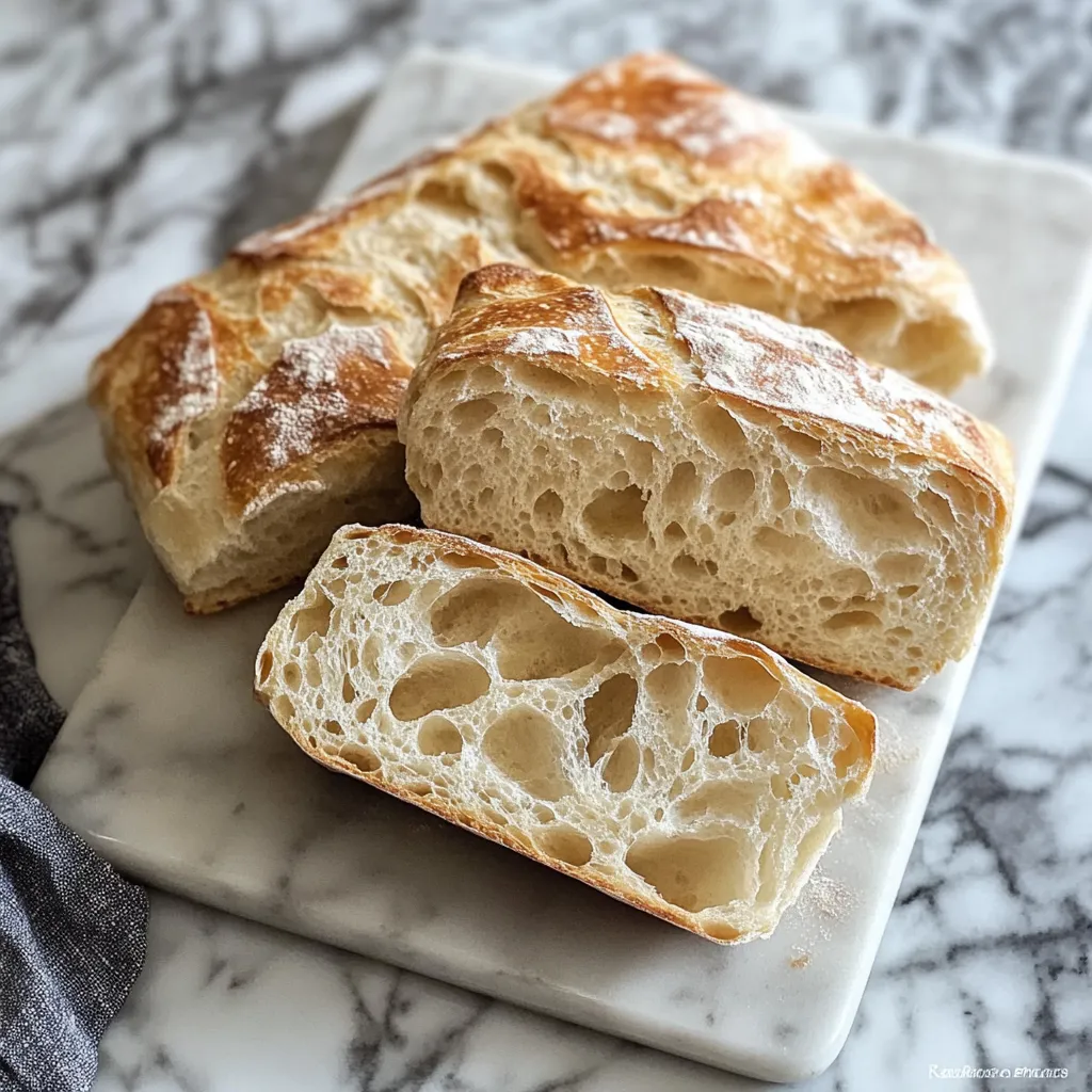 Photo of featured for Effortless Delight: Mastering Easy No-Knead Ciabatta at Home