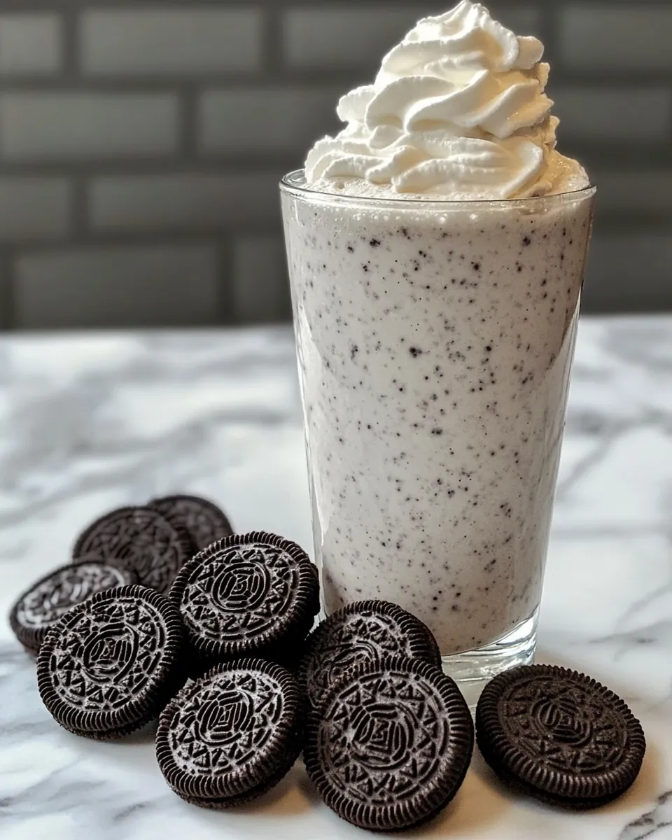 Ingredients for Sip into Bliss with This Easy Oreo Milkshake Recipe