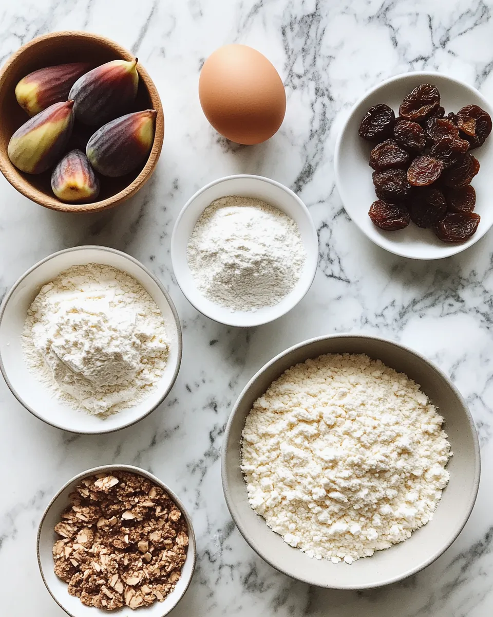 Ingredients for Irresistibly Sweet: The Ultimate Fig Cookie Recipe You Need to Try