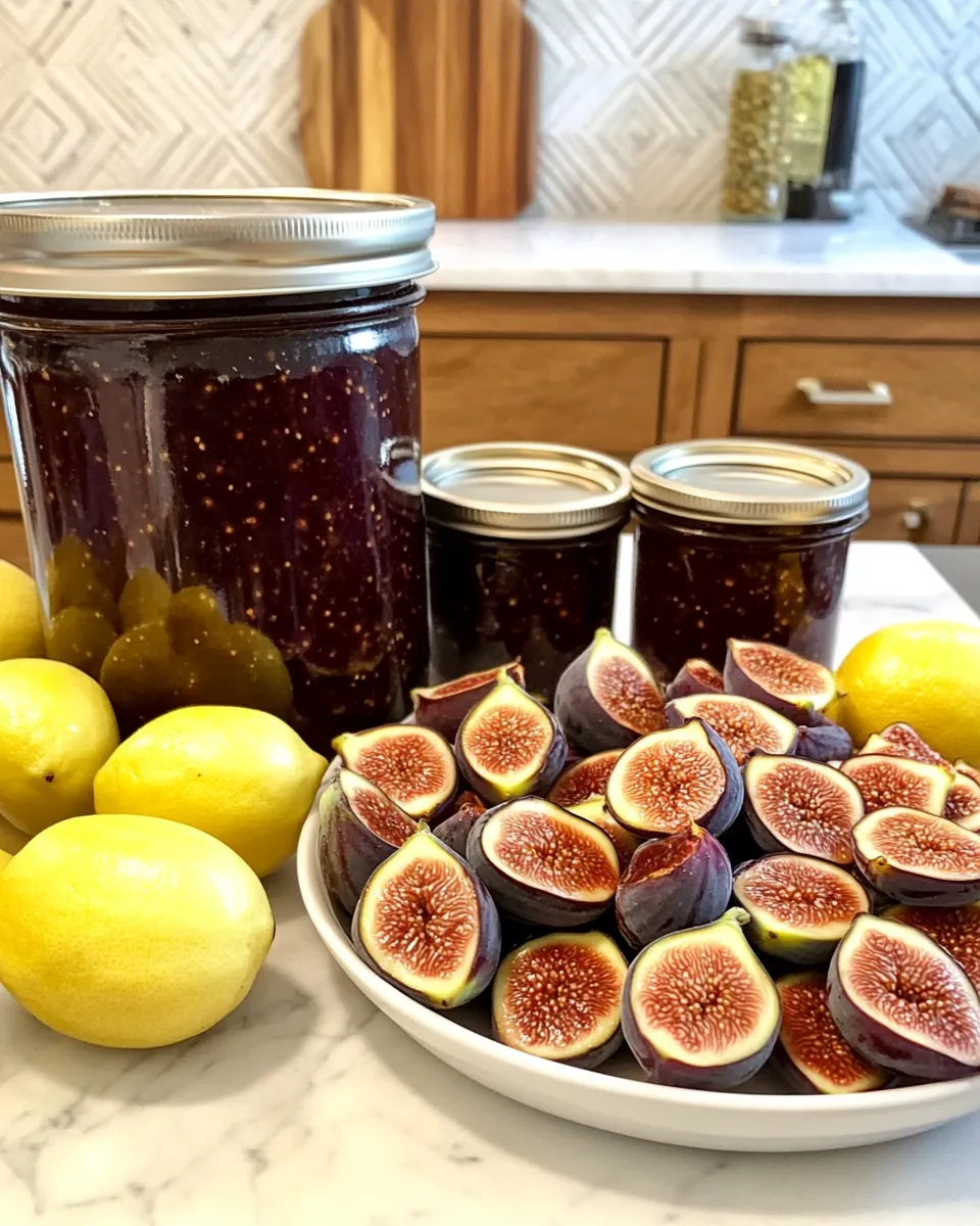 Ingredients for Sweet and Savory: The Ultimate Fig Jam Recipe to Elevate Your Spreads