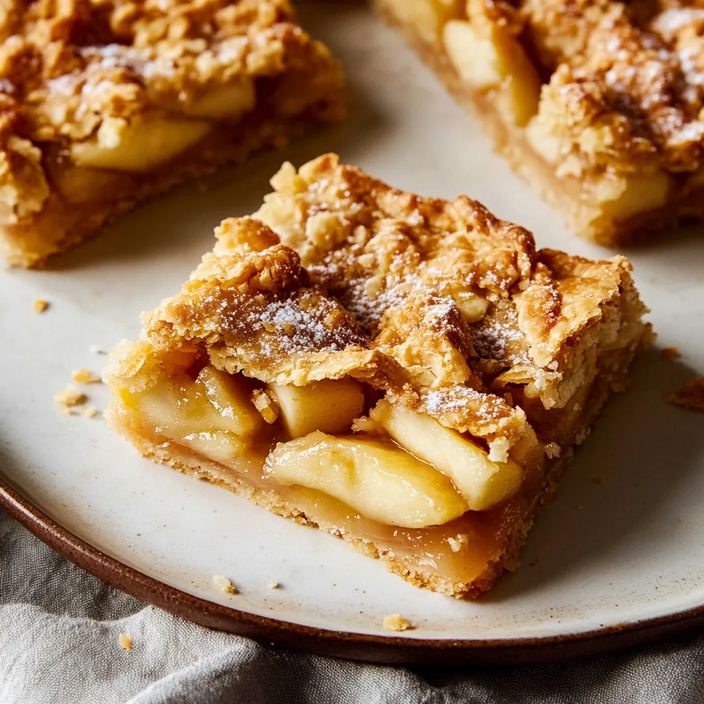 Photo of featured for Irresistibly Flaky Apple Pie Bars That Will Delight Your Taste Buds