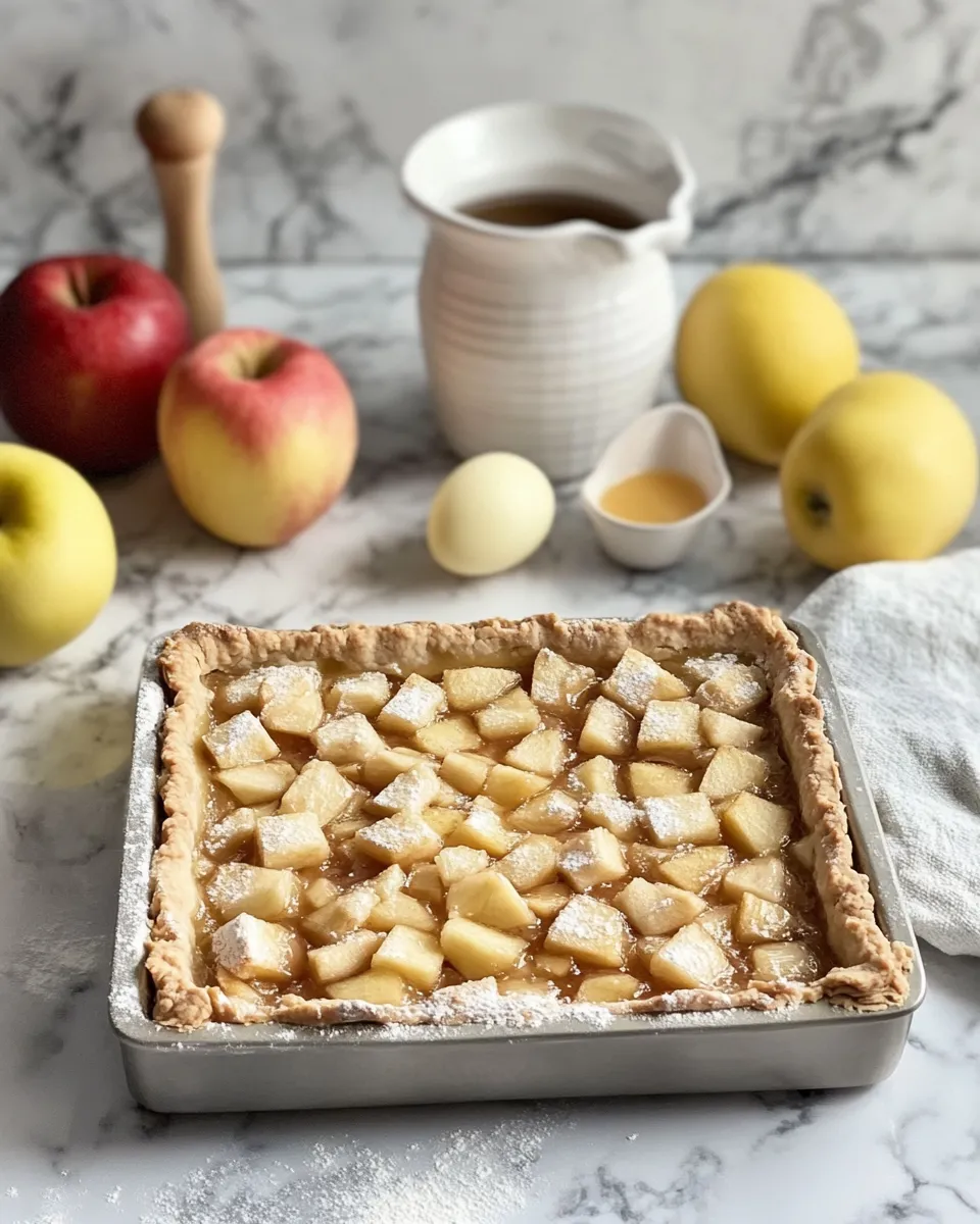 Ingredients for Irresistibly Flaky Apple Pie Bars That Will Delight Your Taste Buds