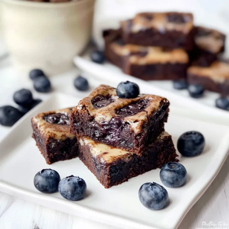 Photo of featured for Decadent Delights: Indulge in Fresh Blueberry Brownies