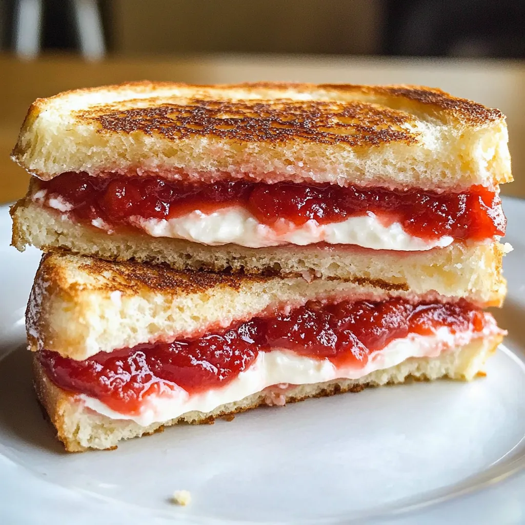 Photo of featured for Indulge in Sweetness: The Irresistible Fried Strawberry Cheesecake Sandwiches