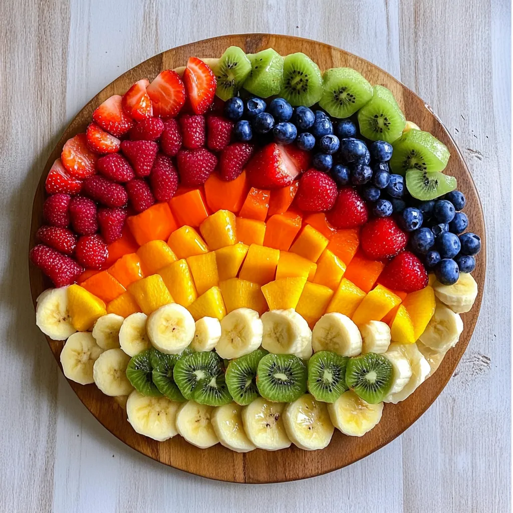 Photo of featured for Taste the Spectrum: Creating a Vibrant Fruit Rainbow Delight