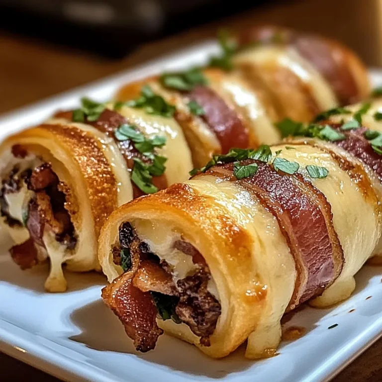 Photo of featured for Savor the Flavor: Irresistible Garlic Butter Bacon Cheeseburger Rollups