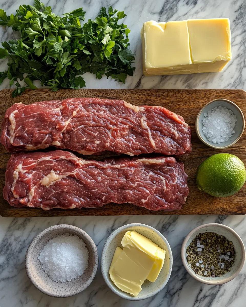 Ingredients for Savor the Flavor: Irresistible Garlic Butter Brazilian Steak Recipe