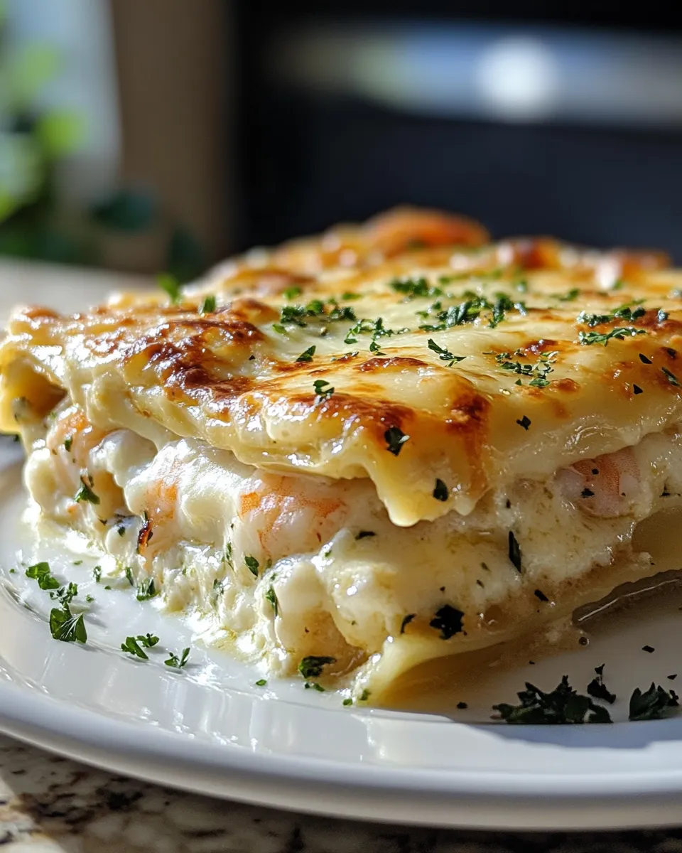 Ingredients for Indulge in Layers of Flavor: Garlic Butter Shrimp Scampi Lasagna Delights