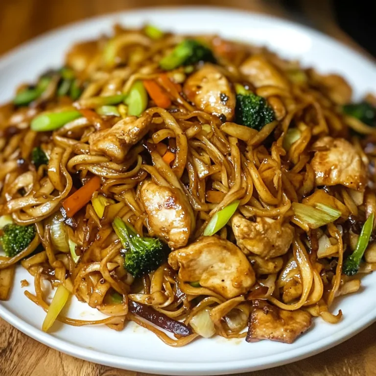 Photo of featured for Savor the Flavor: Irresistible Garlic Chicken Lo Mein Recipe You’ll Love