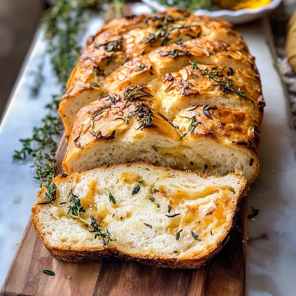 Photo of featured for Irresistibly Delicious Garlic Herb and Cheese Bread Recipe You Need to Try