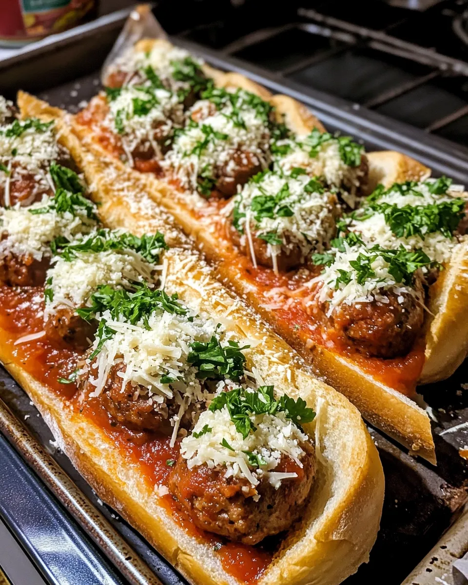 Ingredients for Savor the Flavor: Irresistible Garlic Toast Meatball Subs