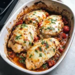 Photo of featured for Savor the Flavor: Garlic Tomato Chicken with Mozzarella Delight