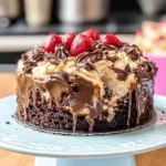 Photo of featured for Indulge in Decadence: Irresistible German Chocolate Poke Cake Recipe