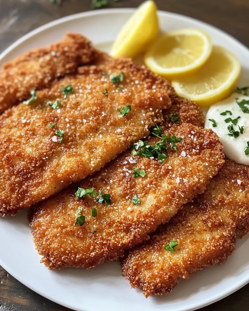 Ingredients for Savor the Crunch: Mastering the Art of German Pork Schnitzel