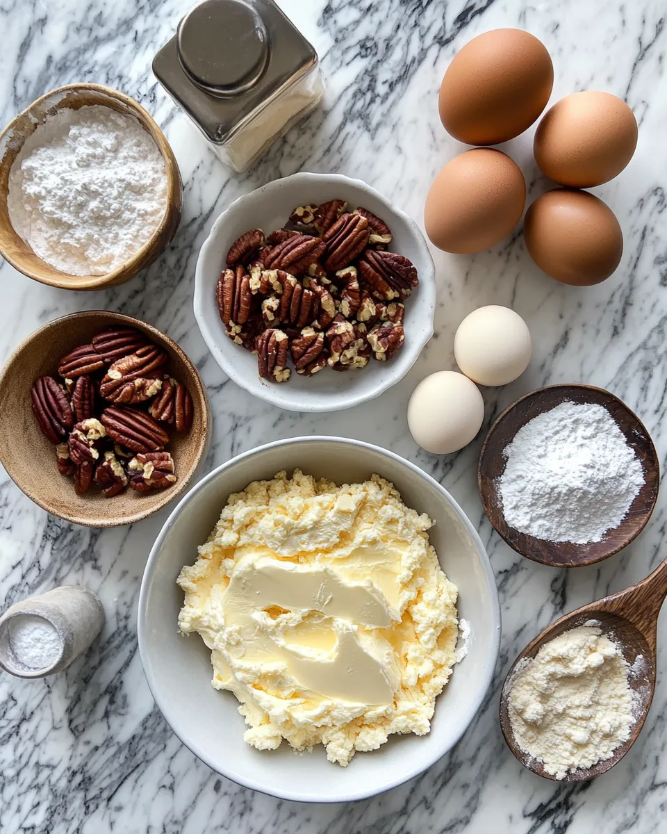 Ingredients for Indulge in Sweet Decadence: The Ultimate Gooey Butter Pecan Cake Recipe