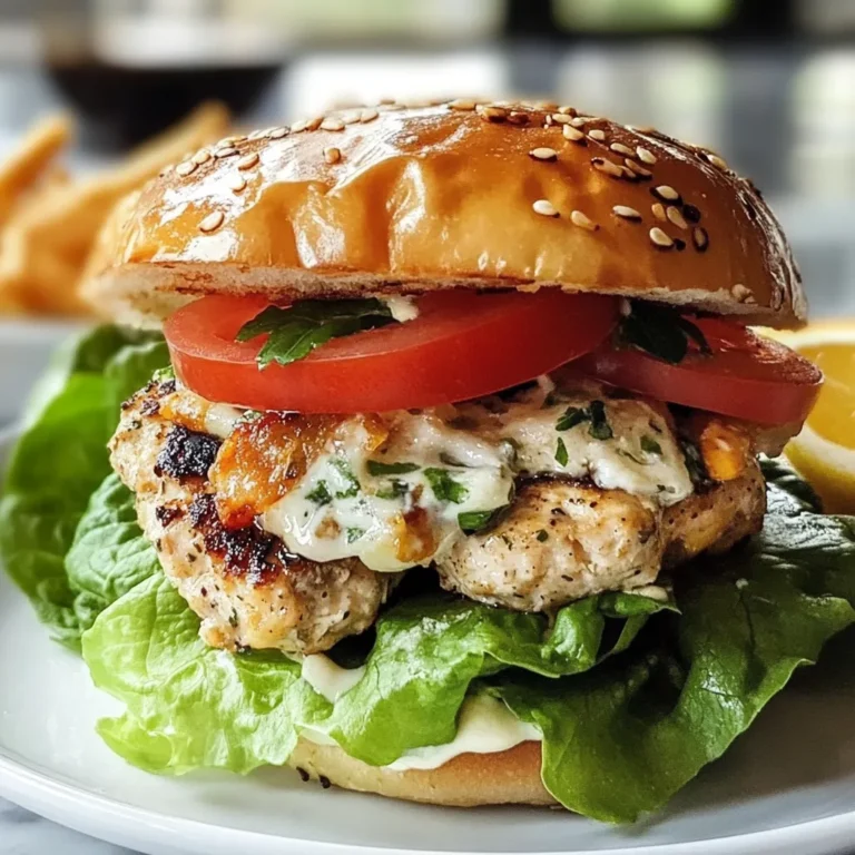 Photo of featured for Savor the Flavor: Irresistible Greek Chicken Burgers You'll Crave
